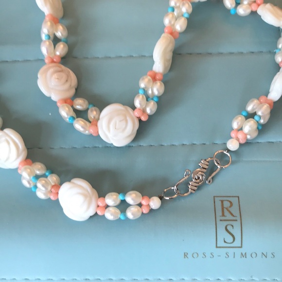 Ross-Simons Jewelry - Ross-Simons Mother of Pearl Flower Necklace